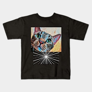 Cat Gaze Kids T-Shirt